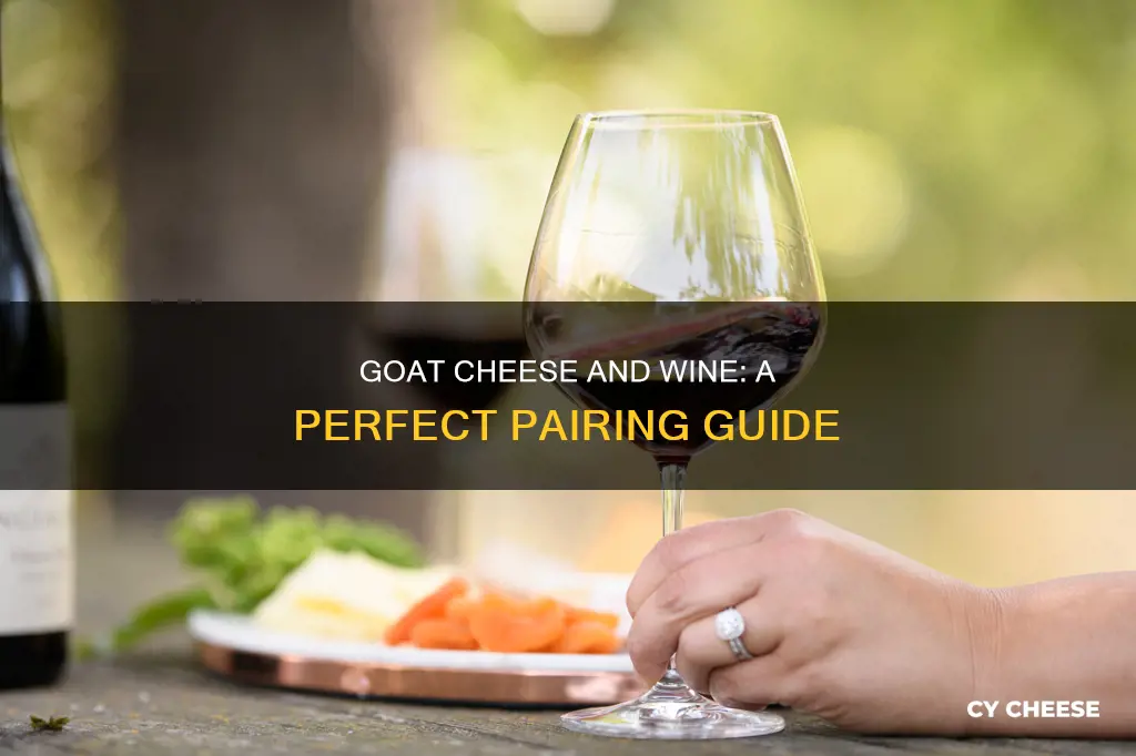 what wine does goat cheese go with