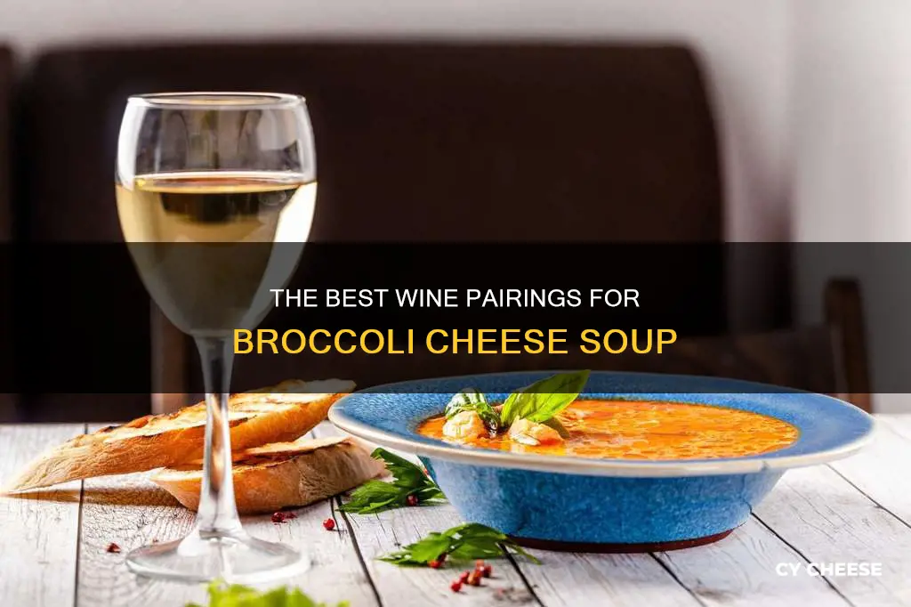 what wine goes well with broccoli cheese soup