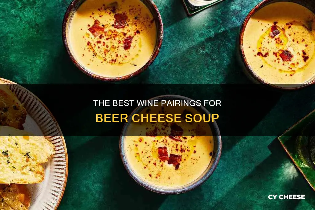 what wine goes with beer cheese soup