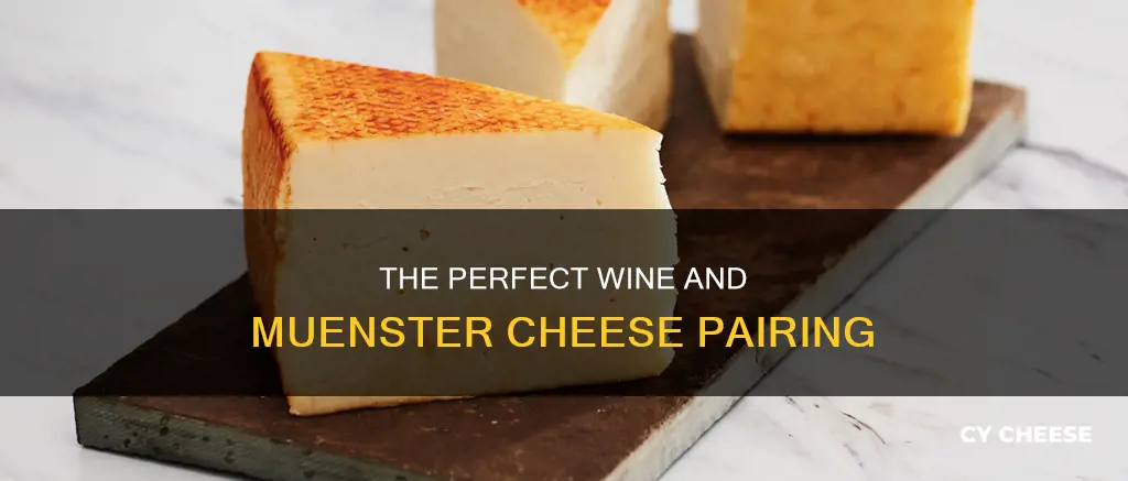 what wine goes with muenster cheese