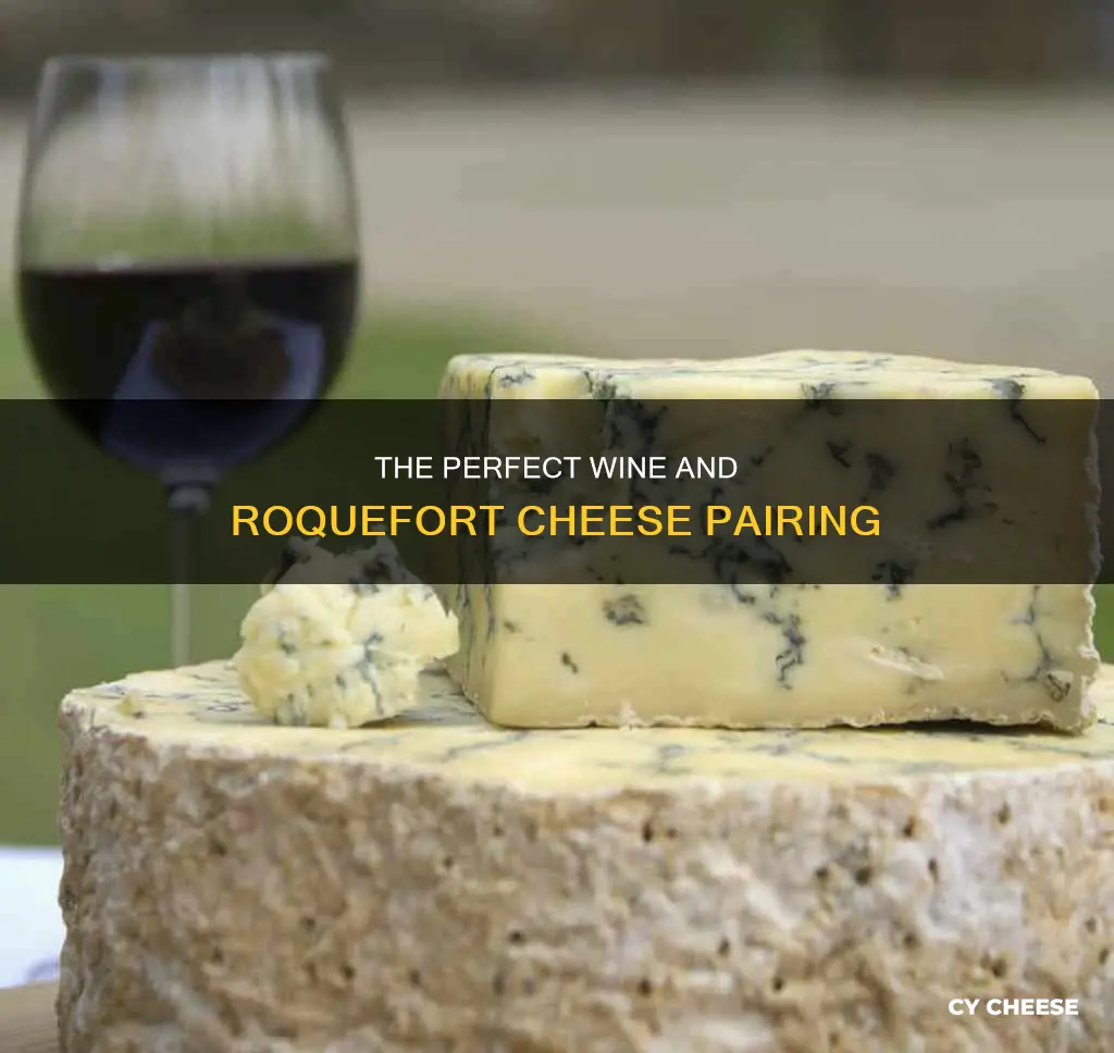 what wine goes with roquefort cheese