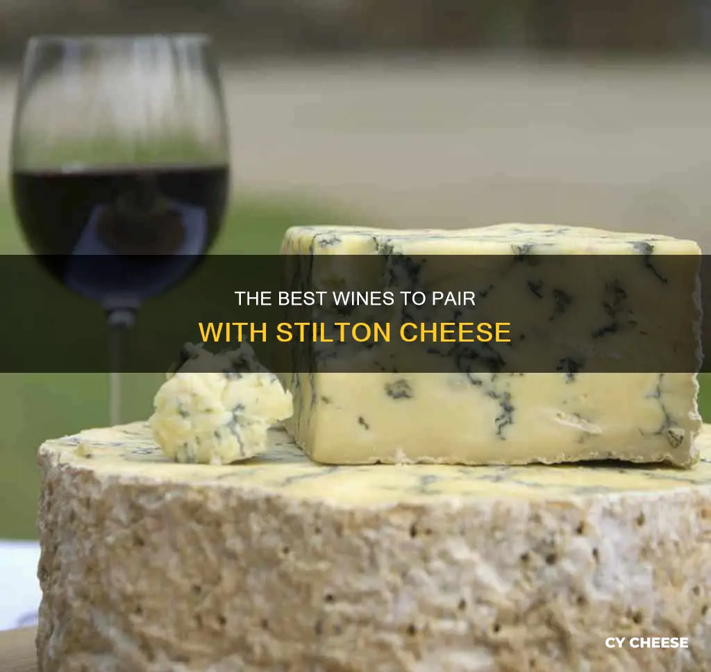 what wine goes with stilton cheese