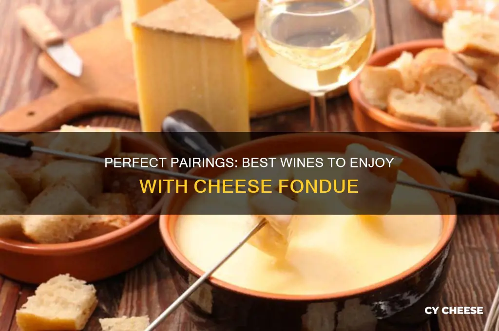 what wine is good with cheese fondue