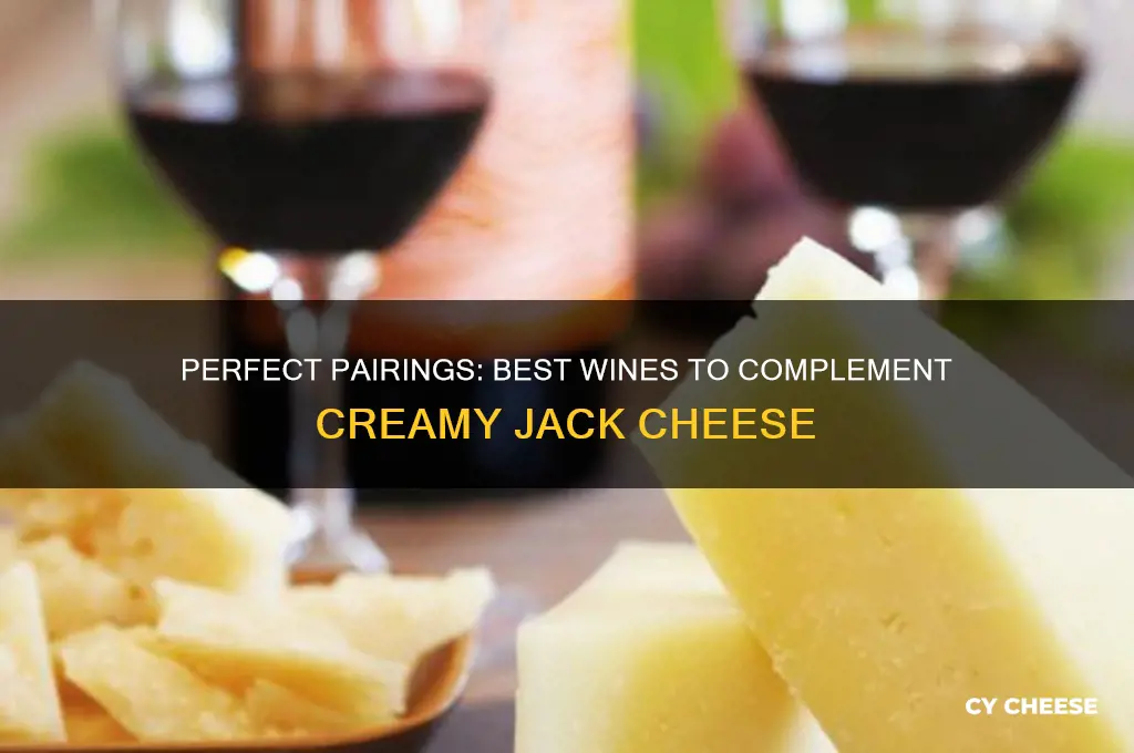 what wine is good with jack cheese