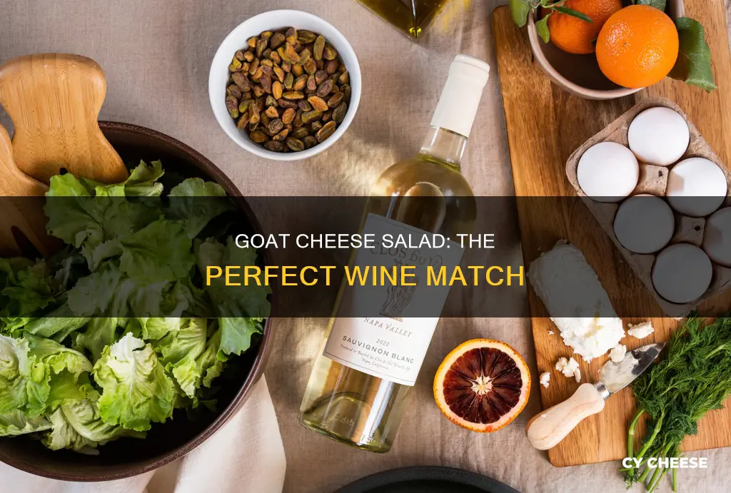 what wine pairs with goat cheese salad