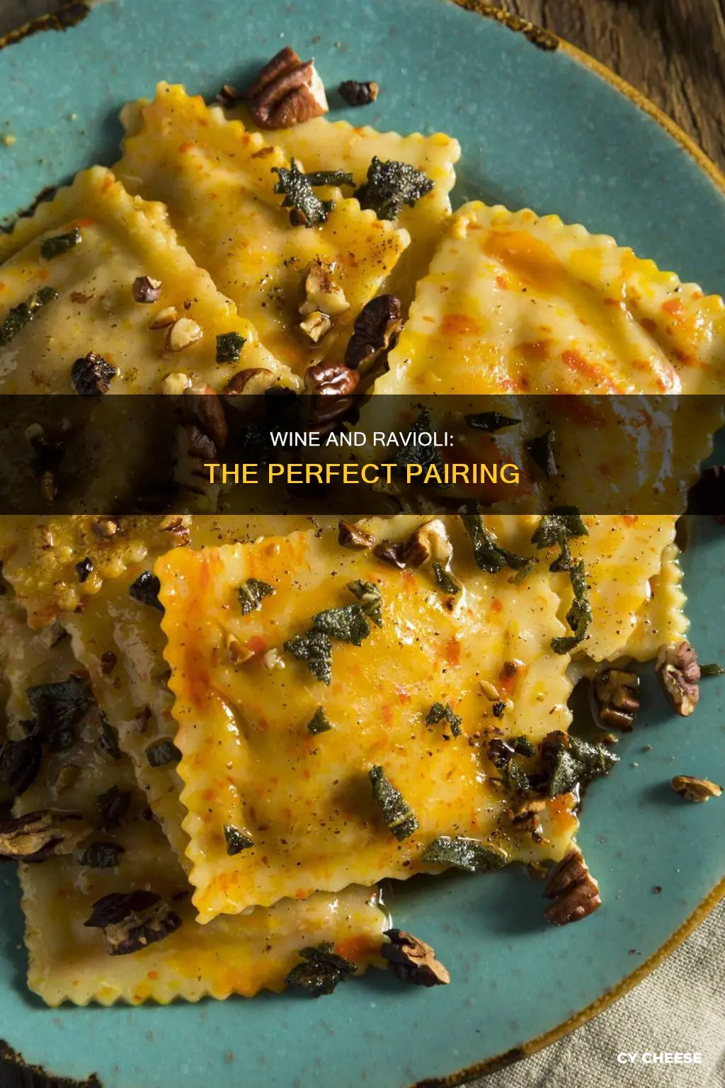 what wine to serve with cheese ravioli with mushrooms