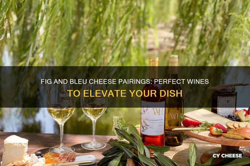 what wines go with fig and bleu cheese