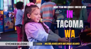 Chuck E. Cheese's Arrival in Tacoma, WA: The Year