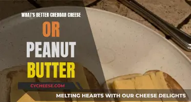 Cheese vs. Peanut Butter: A Tasty Dilemma