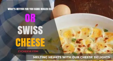 Hard-Boiled Eggs vs Swiss Cheese: Which is Healthier?