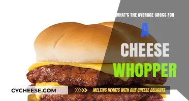 Average Cross for a Cheese Whopper: Uncovering the Caloric Impact