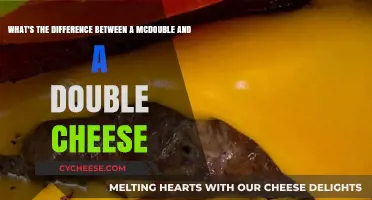 McDouble vs. Double Cheese: Unraveling the Tasty Differences
