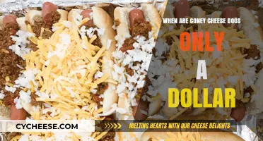Coney Cheese Dogs for Just $1: When and Where?
