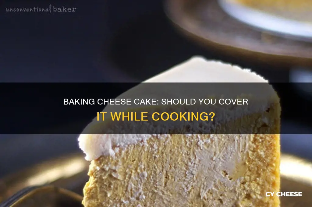 when baki g cheese cake do u cover it