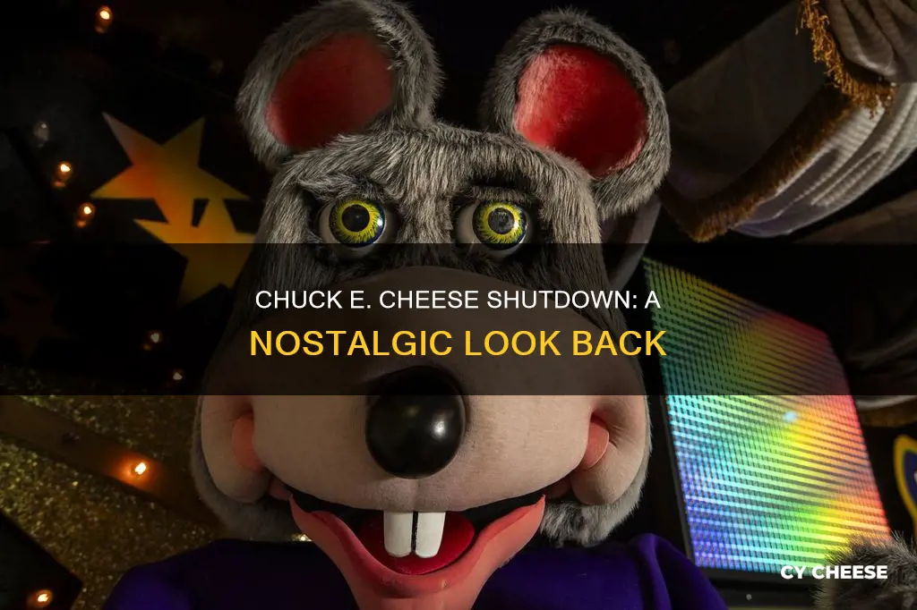 when chuck e cheese close