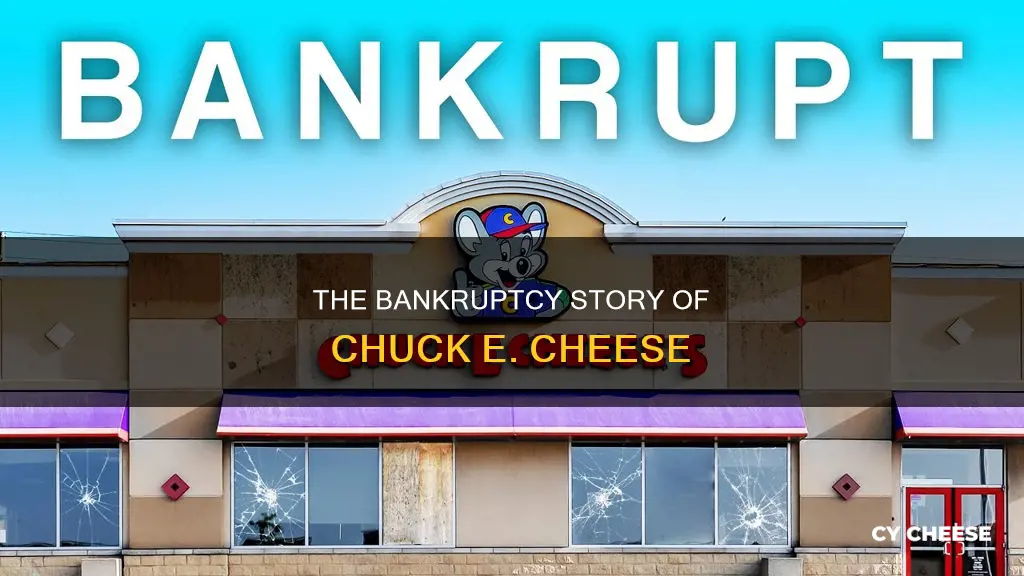 when did chuck e cheese file for bankruptcy