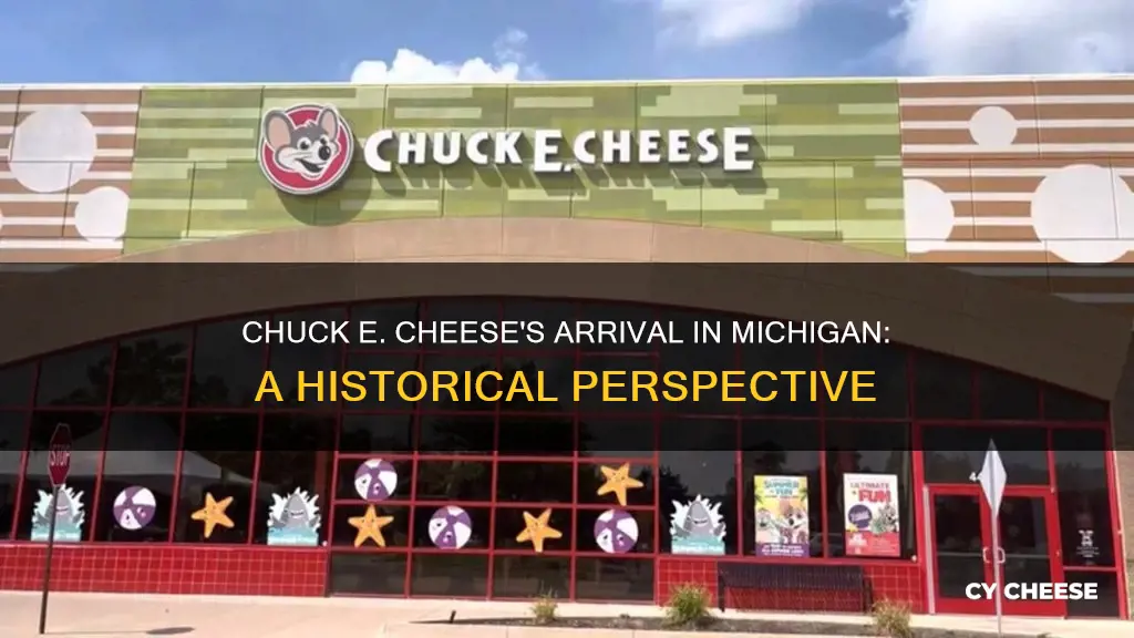 when did chuck e cheese open in michigan