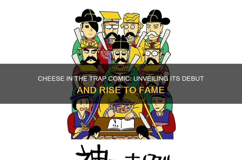 when did the cheese in the trap comic start
