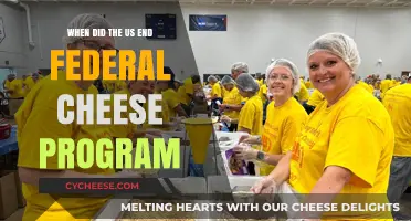The End of Federal Cheese: When Did the Program Conclude?