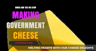The End of Government Cheese: When Did the US Stop?