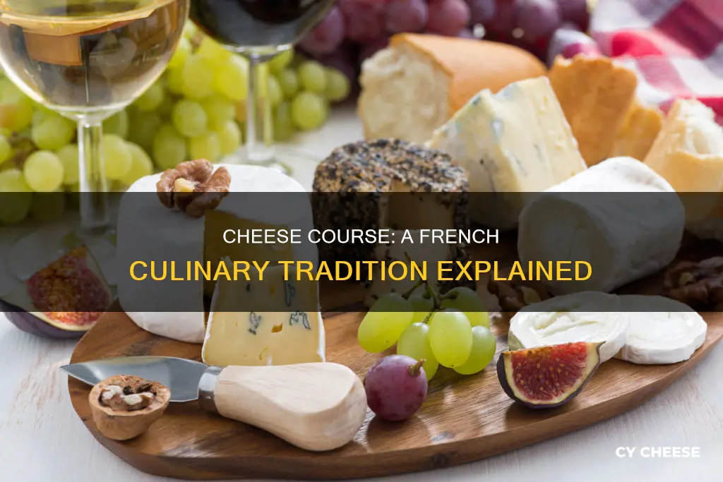 when do the french serve the cheese course