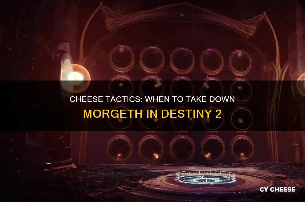 when do we go to kill morgeth with cheese