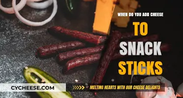 Perfect Timing: Adding Cheese to Snack Sticks for Ultimate Flavor