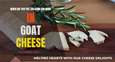 Goat Cheese Making: Calcium Chloride's Perfect Timing