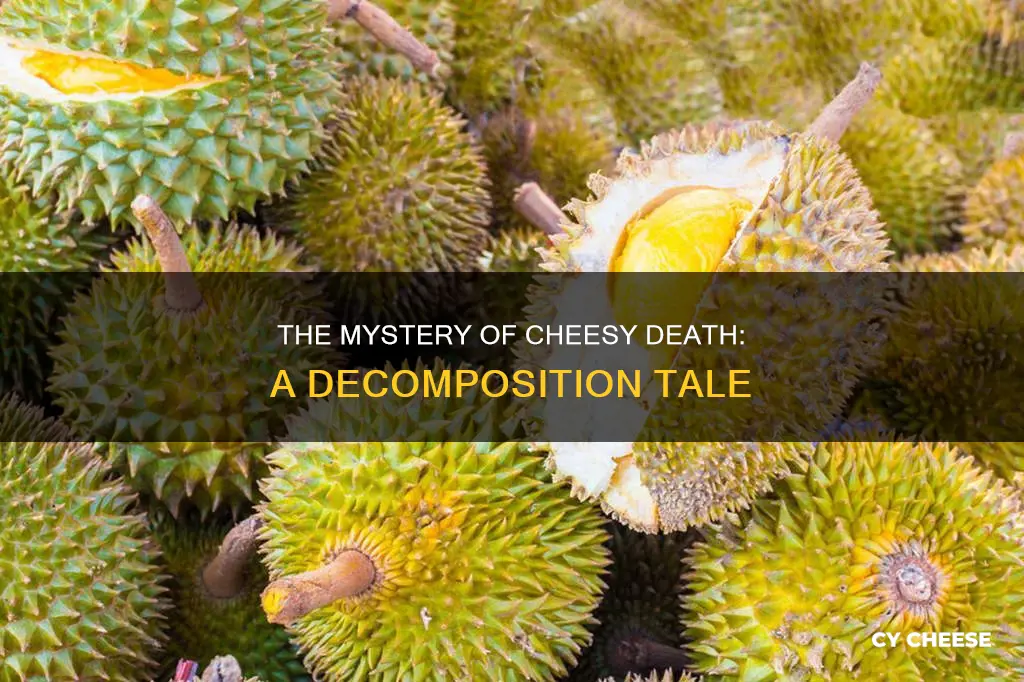 when does a dead body smell like cheese