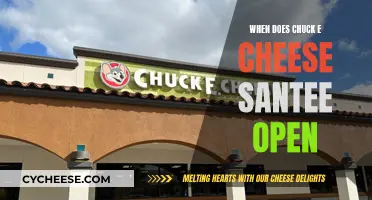 Chuck E. Cheese Santee: Opening Hours and More!