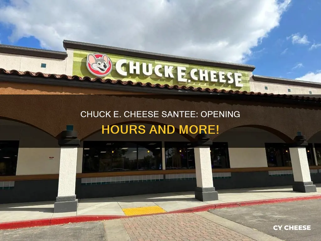 when does chuck e cheese santee open