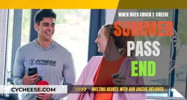 Summer Fun with Chuck E. Cheese's Pass: The End Date