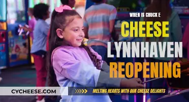 Reopening Soon: Chuck E. Cheese Lynnhaven