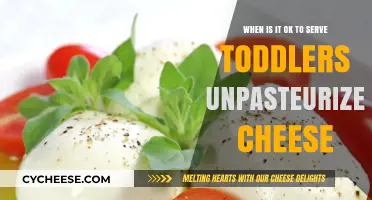 Unpasteurized Cheese and Toddlers: When Is It Safe?
