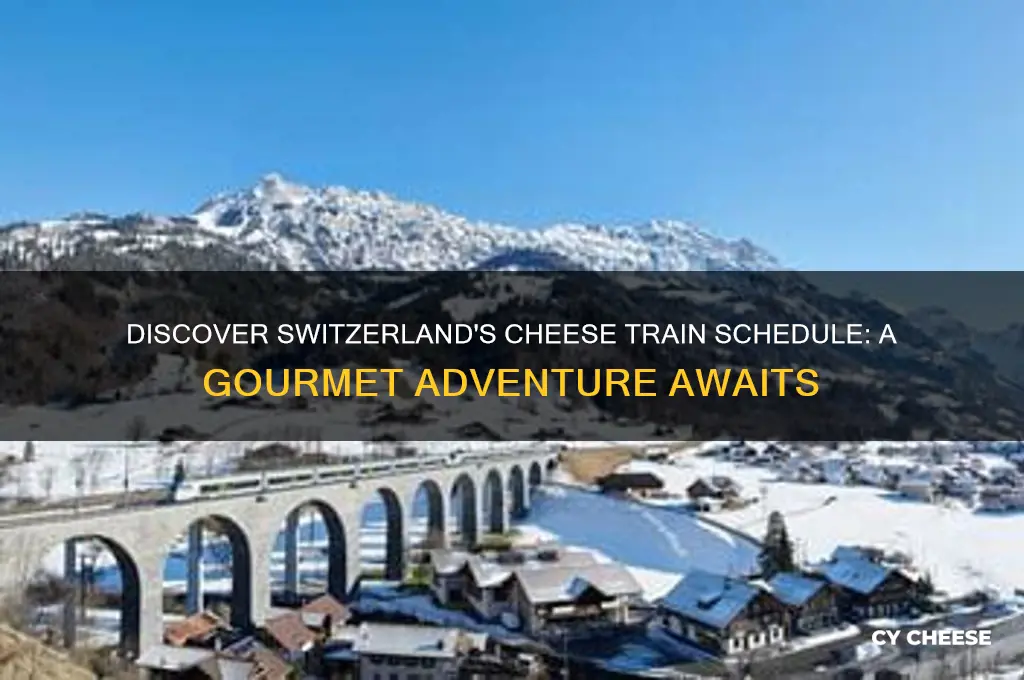 when is the cheese train running in switzerland