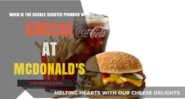 When Can You Enjoy McDonald's Double Quarter Pounder with Cheese?