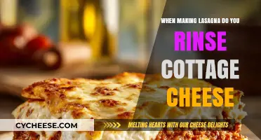 Should You Rinse Cottage Cheese When Making Lasagna? Tips & Tricks