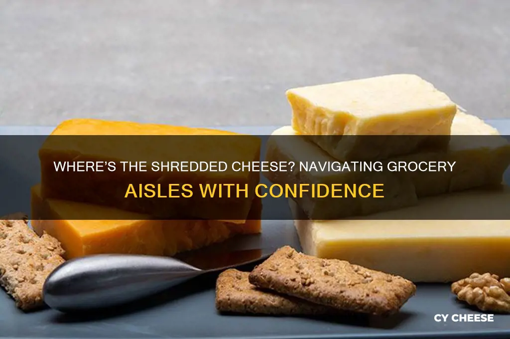 when someone asks where the shredded cheese is