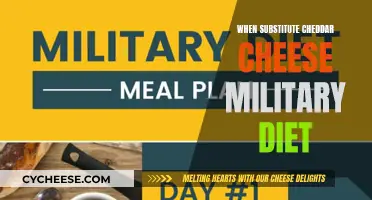 Substitute Cheddar for Military Diet Success: A Guide to Cheesy Wins