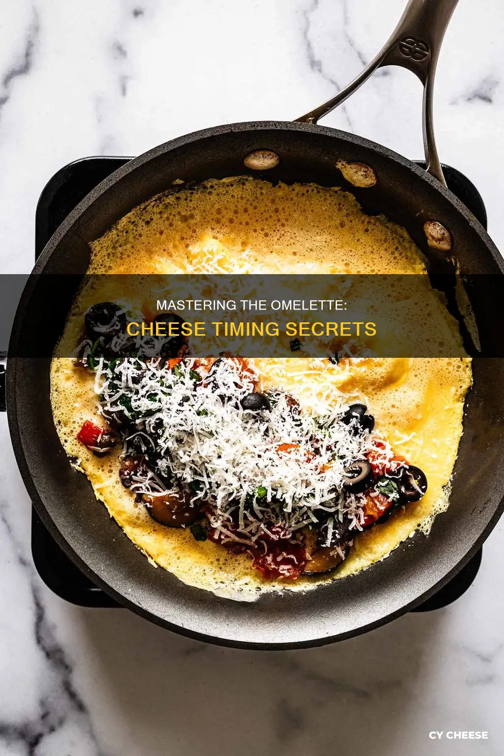 when to put cheese in omelette