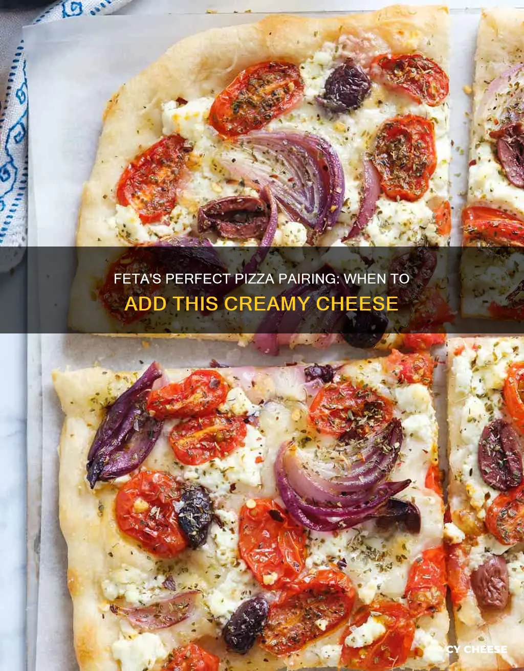 when to put feta cheese on pizza