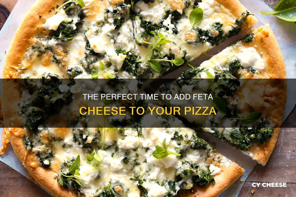when to put feta cheese on pizza