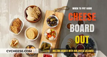 Cheese Board Timing: Hard Cheeses Served Late