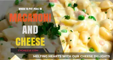 Mac and Cheese: When to Add Peas?