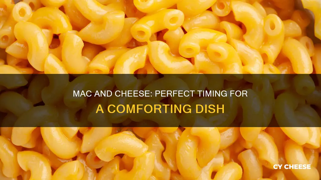 when to serve macaroni and cheese