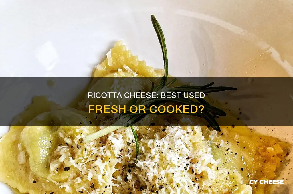 when to use ricotta cheese