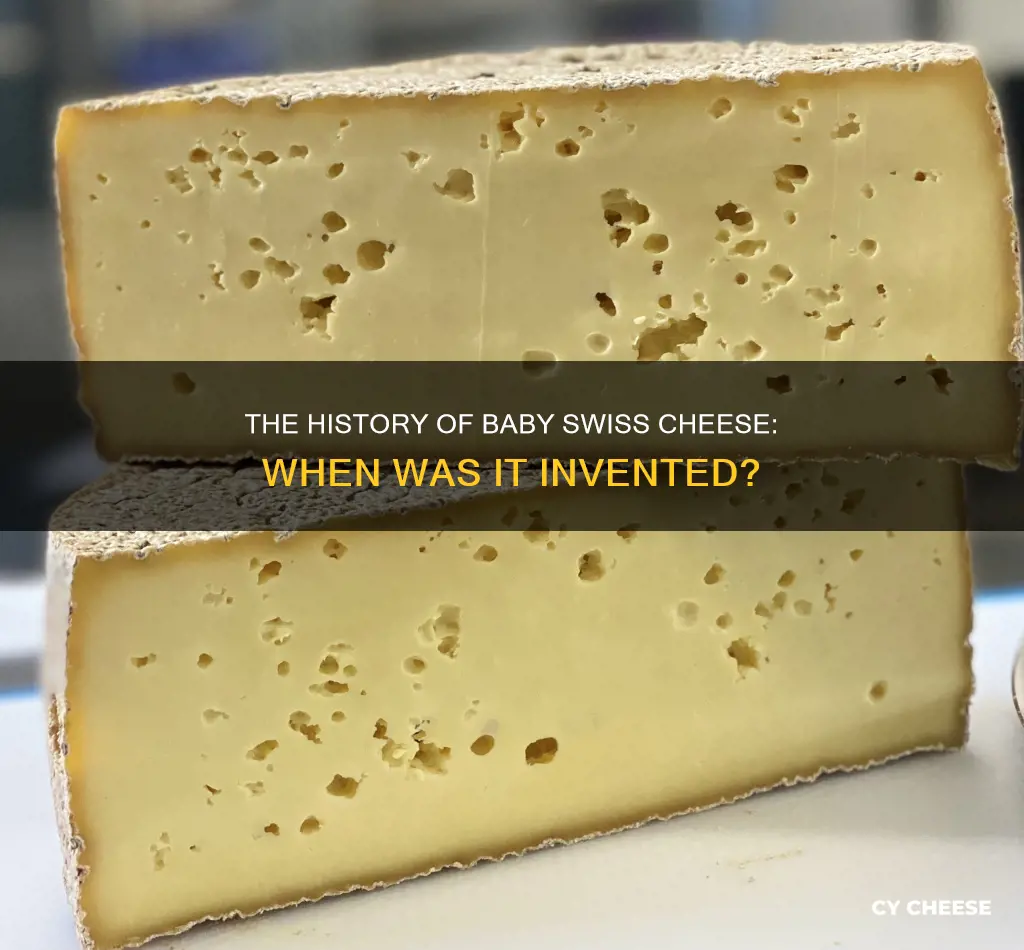 when was baby swiss cheese invented