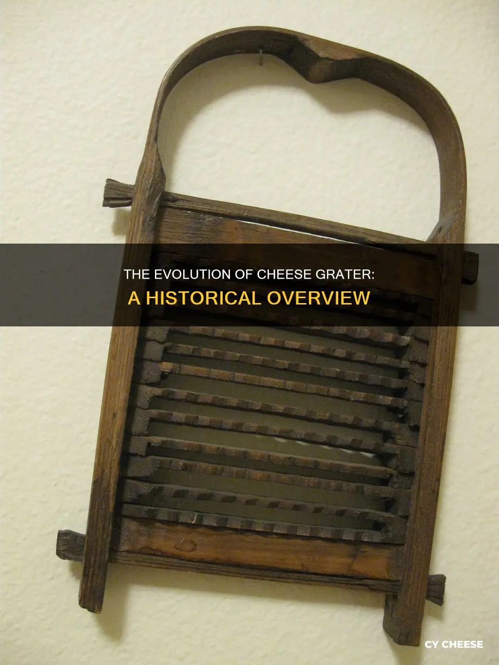 when was the first cheese grater made