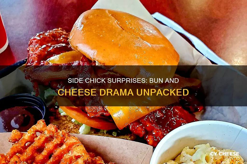 when your side chick give you bun and cheese