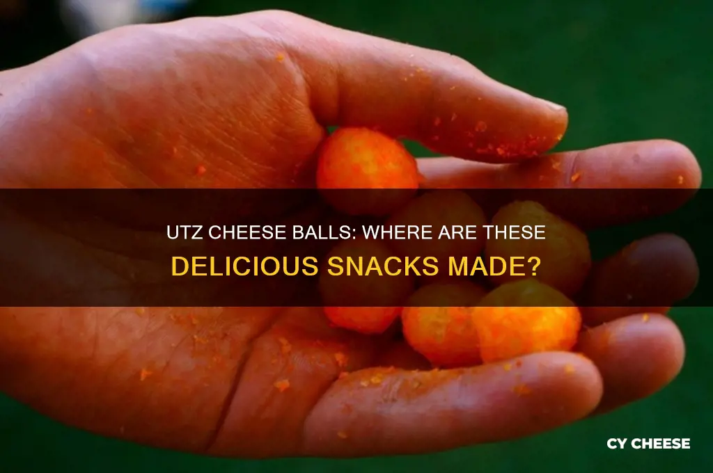 where are utz cheese balls made